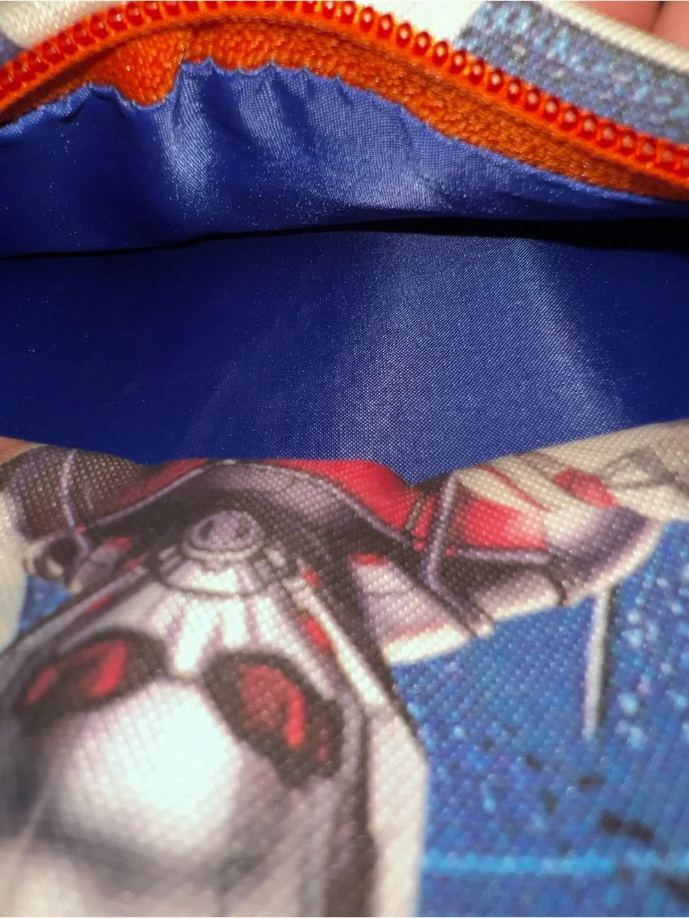 Captain America Kids Backpack - Blue and Orange